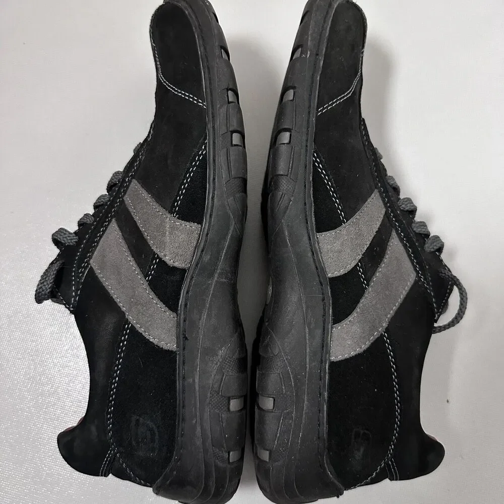 Skechers Oxfords Mens 12 Black Gray Suede Sneaker Casual Comfort Shoes 60435
